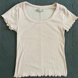 Abercrombie & Fitch Light Pink Short Sleeve Top